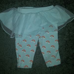 Newborn girl tutu pants